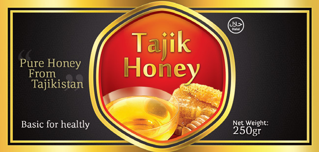 Honey Label - Tajikistan Honey